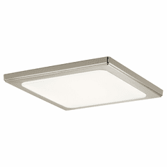Kichler Zeo 3000K LED 13" Square Flush Mount - Brushed Nickel - 44249NILED30