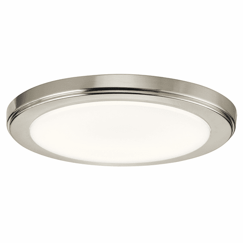 Kichler Zeo 4000K LED 10" Round Flush Mount - Brushed Nickel - 44246NILED40