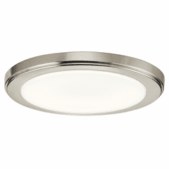 Kichler Zeo 4000K LED 10" Round Flush Mount - Brushed Nickel - 44246NILED40