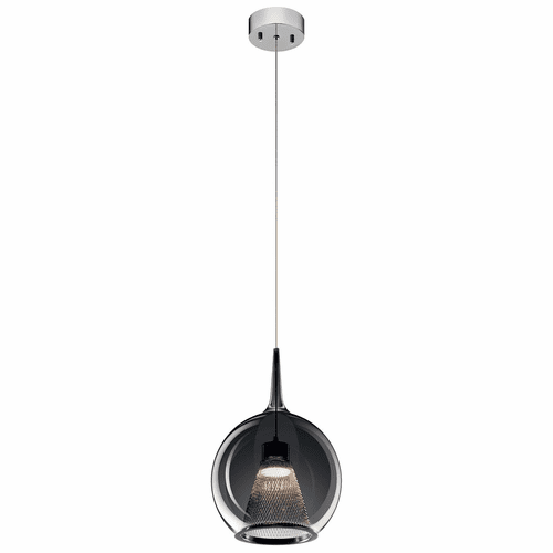 Kichler Zin 1-LT Round LED Mini Pendant - Chrome - 84021