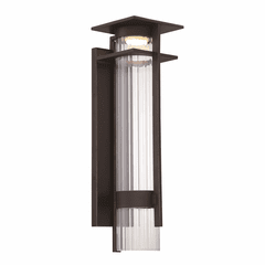 Kittner Outdoor LED Wall Mount - Oil Rubbed Bronze W/ Gold High - 72742-143C-L