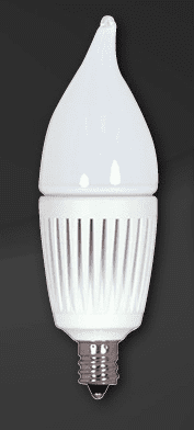 KolourOne Candle Lamp White Lens LED Dimmable Bulb 5,000K S8903