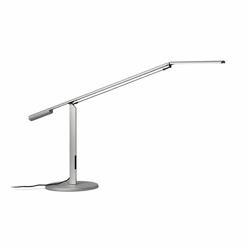 Koncept Equo LED Desk Lamp - Silver - ELX-A-W-SIL-DSK