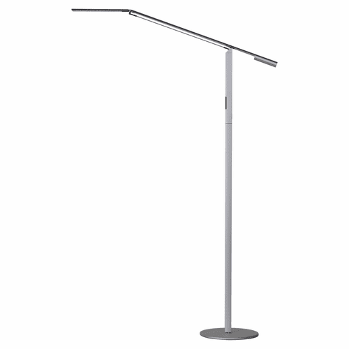 Koncept Equo LED Floor Lamp - Silver - ELX-A-C-SIL-FLR