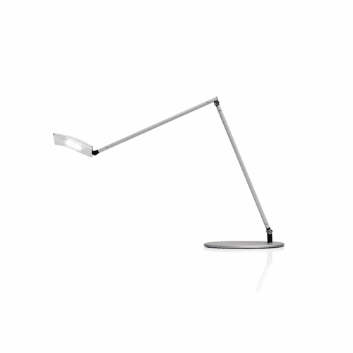 Koncept Mosso Pro LED Desk Lamp with Base - Silver - AR2001-SIL-USB