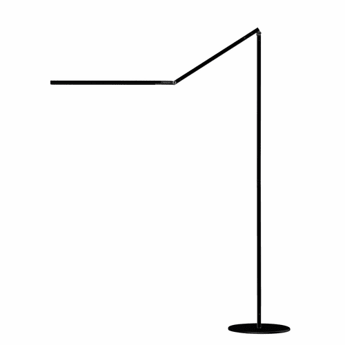 Koncept Z-Bar LED Floor Lamp - Metallic Black - AR5000-WD-MBK-FLR