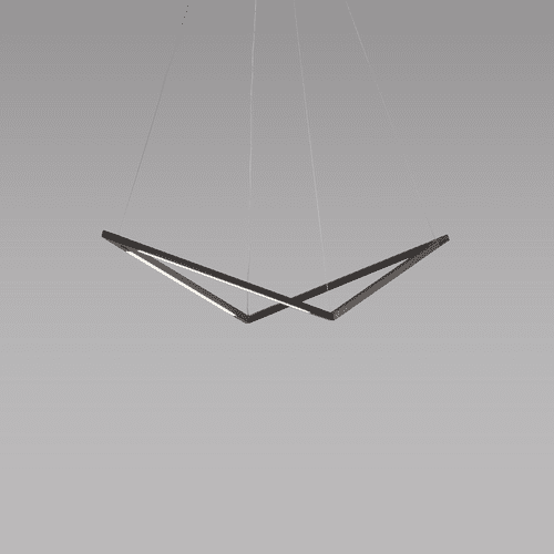Koncept Z-Bar Pendant 16", Bird, Soft Warm (3000K) - Matte Black - ZBP-16-B-SW-MTB-CNP