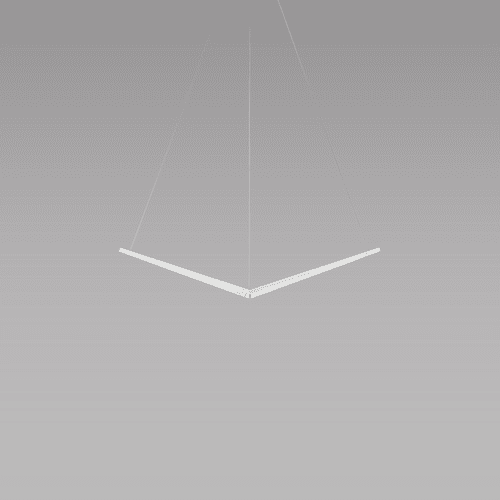 Koncept Z-Bar Pendant 16", Bird, Soft Warm (3000K) - Matte White - ZBP-16-B-SW-MWT-CNP