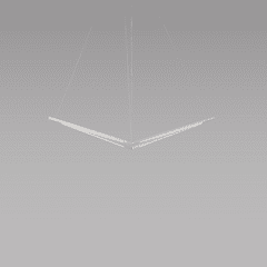 Koncept Z-Bar Pendant 16", Bird, Soft Warm (3000K) - Silver - ZBP-16-B-SW-SIL-CNP