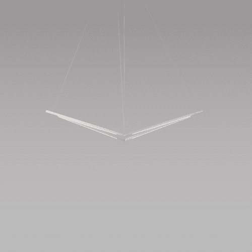 Koncept Z-Bar Pendant 16", Bird, Soft Warm (3000K) - Silver - ZBP-16-B-SW-SIL-CNP