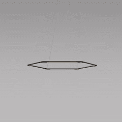 Koncept Z-Bar Pendant 16", Honeycomb, Soft Warm (3000K) - Matte Black - ZBP-16-H-SW-MTB-CNP