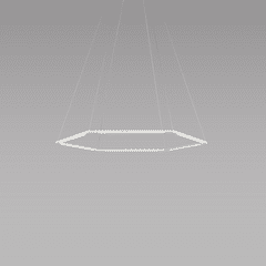 Koncept Z-Bar Pendant 16", Honeycomb, Soft Warm (3000K) - Matte White - ZBP-16-H-SW-MWT-CNP