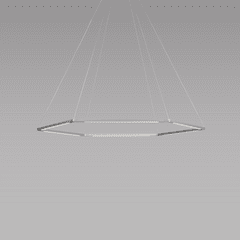 Koncept Z-Bar Pendant 16", Honeycomb, Soft Warm (3000K) - Silver - ZBP-16-H-SW-SIL-CNP