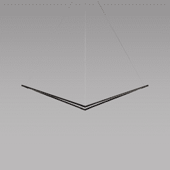 Koncept Z-Bar Pendant 24", Bird, Soft Warm (3000K) - Matte Black - ZBP-24-B-SW-MTB-CNP