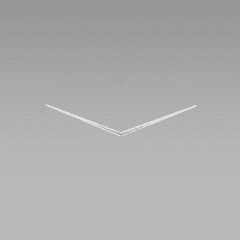 Koncept Z-Bar Pendant 24", Bird, Soft Warm (3000K) - Matte White - ZBP-24-B-SW-MWT-CNP Koncept Z-Bar Pendant 24", Bird, Soft Warm (3000K) - Matte White - ZBP-24-B-SW-MWT-CNP