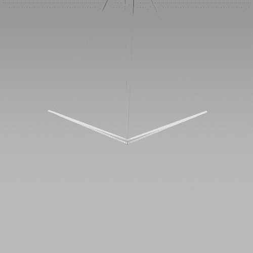 Koncept Z-Bar Pendant 24", Bird, Soft Warm (3000K) - Matte White - ZBP-24-B-SW-MWT-CNP