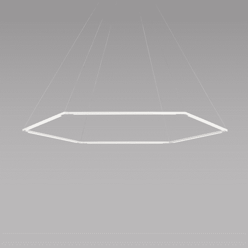 Koncept Z-Bar Pendant 24", Honeycomb, Soft Warm (3000K) - Matte White - ZBP-24-H-SW-MWT-CNP