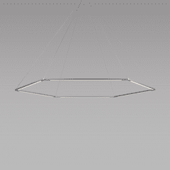 Koncept Z-Bar Pendant 24", Honeycomb, Soft Warm (3000K) - Silver - ZBP-24-H-SW-SIL-CNP