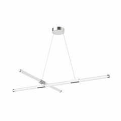 Kuzco Akari LED Chandelier - Brushed Nickel - CH18548-BN