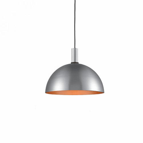 Kuzco Archibald 1-LT Pendant - Brushed Nickel / Black - 492316-BN/BK