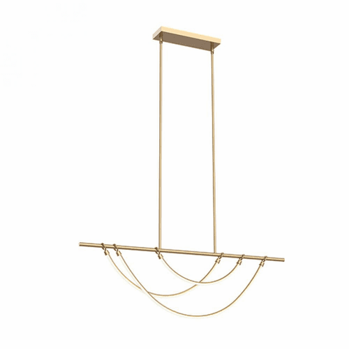 Kuzco Aryas LED Pendant - Vintage Brass - LP317448VB