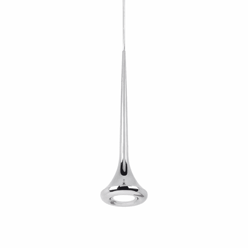 Kuzco Bach 1-LT Pendant - Chrome - 402601CH-LED