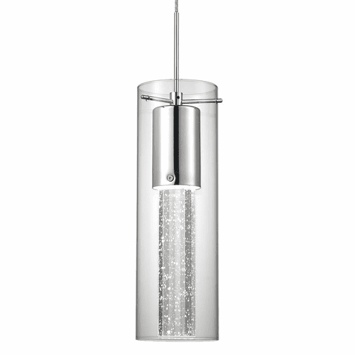 Kuzco Champagne 1-LT Pendant - Chrome - PD4401-CH