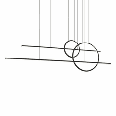 Kuzco Chute Calypso LED Pendant - Black - MP14956-BK