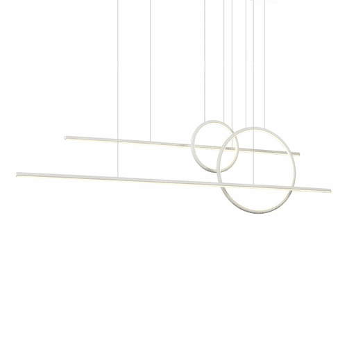 Kuzco Chute Calypso LED Pendant - White - MP14956-WH