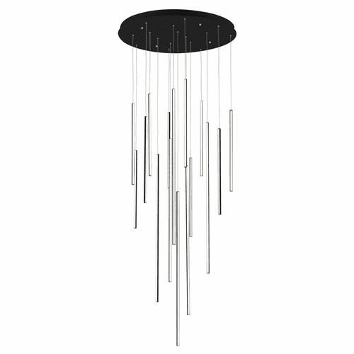 Kuzco Chute LED Pendant - Black - MP14932-BK