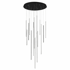 Kuzco Chute LED Pendant - Black - MP14932-BK