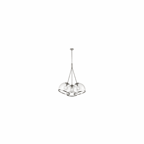 Kuzco Coast 3-LT Pendant - Aged Nickel - PD304003ANCG
