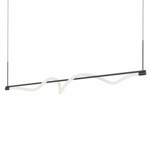 Kuzco Cursive LED Pendant - Black - LP95354-BK