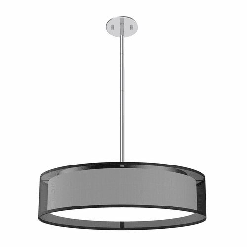 Kuzco Dalton LED Pendant - Black Organza - PD7920-BOR