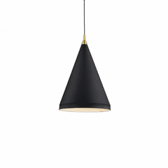 Kuzco Dorothy 1-LT Pendant - Black / Gold - 492716-BK/GD