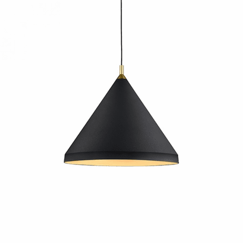 Kuzco Dorothy 1-LT Pendant - Black / Gold - 492824-BK/GD