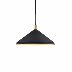 Kuzco Dorothy 1-LT Pendant - Black / Gold - 493118-BK/GD