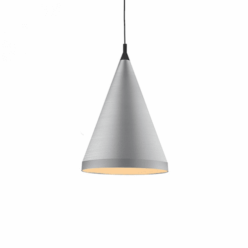 Kuzco Dorothy 1-LT Pendant - Brushed Nickel / Black - 492722-BN/BK