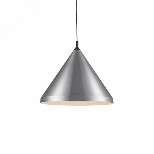 Kuzco Dorothy 1-LT Pendant - Brushed Nickel / Black - 492824-BN/BK