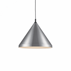 Kuzco Dorothy 1-LT Pendant - Brushed Nickel / Black - 492824-BN/BK