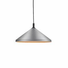 Kuzco Dorothy 1-LT Pendant - Brushed Nickel / Black - 493118-BN/BK