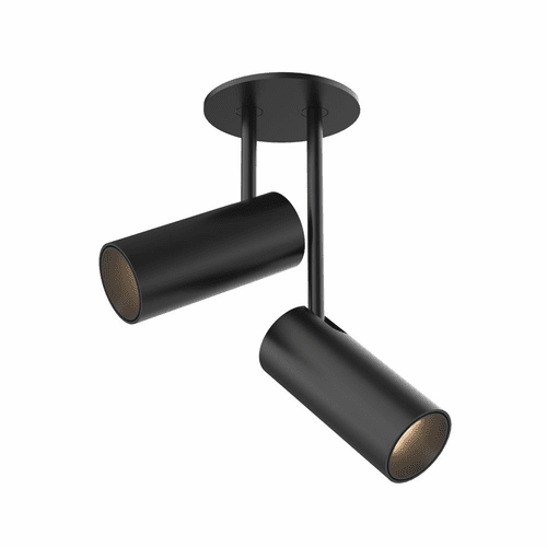 Kuzco DOWNEY LED Semi-Flush Mount - Black - SF15702-BK