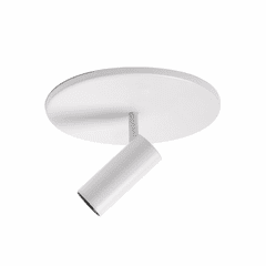 Kuzco Downey LED Semi-Flush Mount - White - SF15001-WH