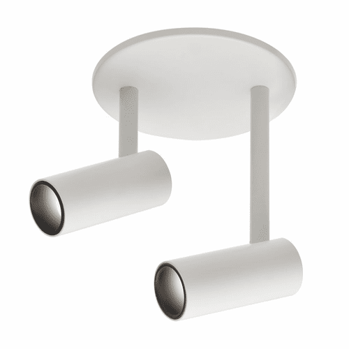 Kuzco Downey LED Semi-Flush Mount - White - SF15102-WH