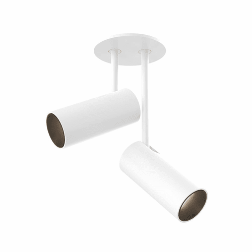 Kuzco DOWNEY LED Semi-Flush Mount - White - SF15702-WH