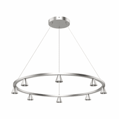Kuzco Dune LED Chandelier - Brushed Nickel - CH19933-BN Kuzco Dune LED Chandelier - Brushed Nickel - CH19933-BN