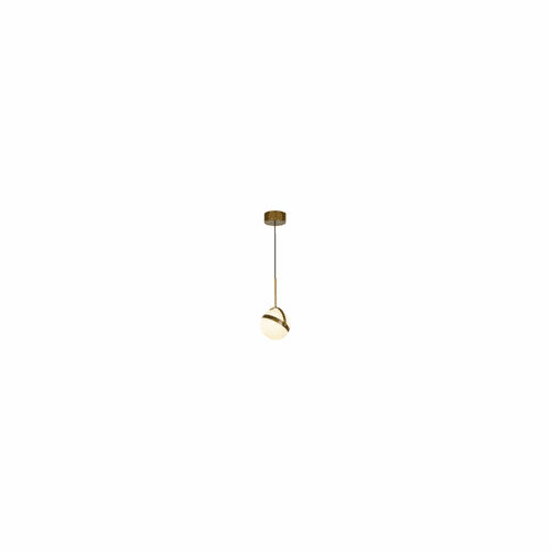 Kuzco Globo LED Mini Pendant - Satin Gold - PD301001SG