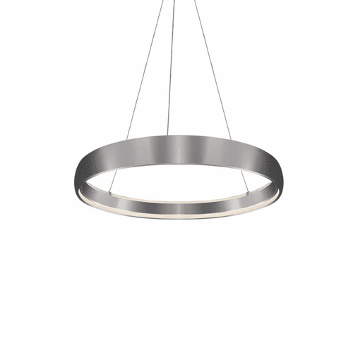 Kuzco Halo LED Pendant - Brushed Silver - PD22735-BS