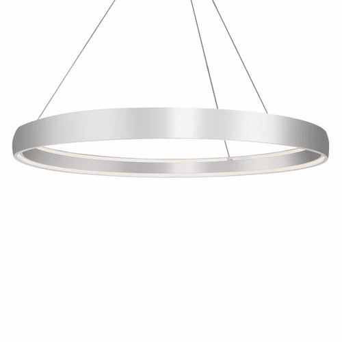 Kuzco Halo LED Pendant - Brushed Silver - PD22772-BS