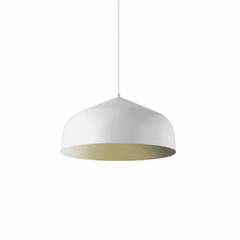 Kuzco Helena LED Pendant - White with Gold - PD9117-WH/GD